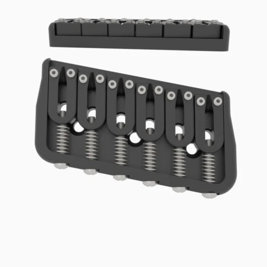 Hipshot Multi-Scale Fixed Guitar Bridge, 6 String